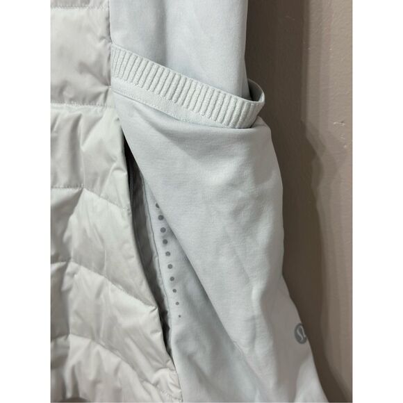 NWOT Lululemon Down For It All Light Ivory Goose Down Puffer Vest Women's 6US - Picture 3 of 10